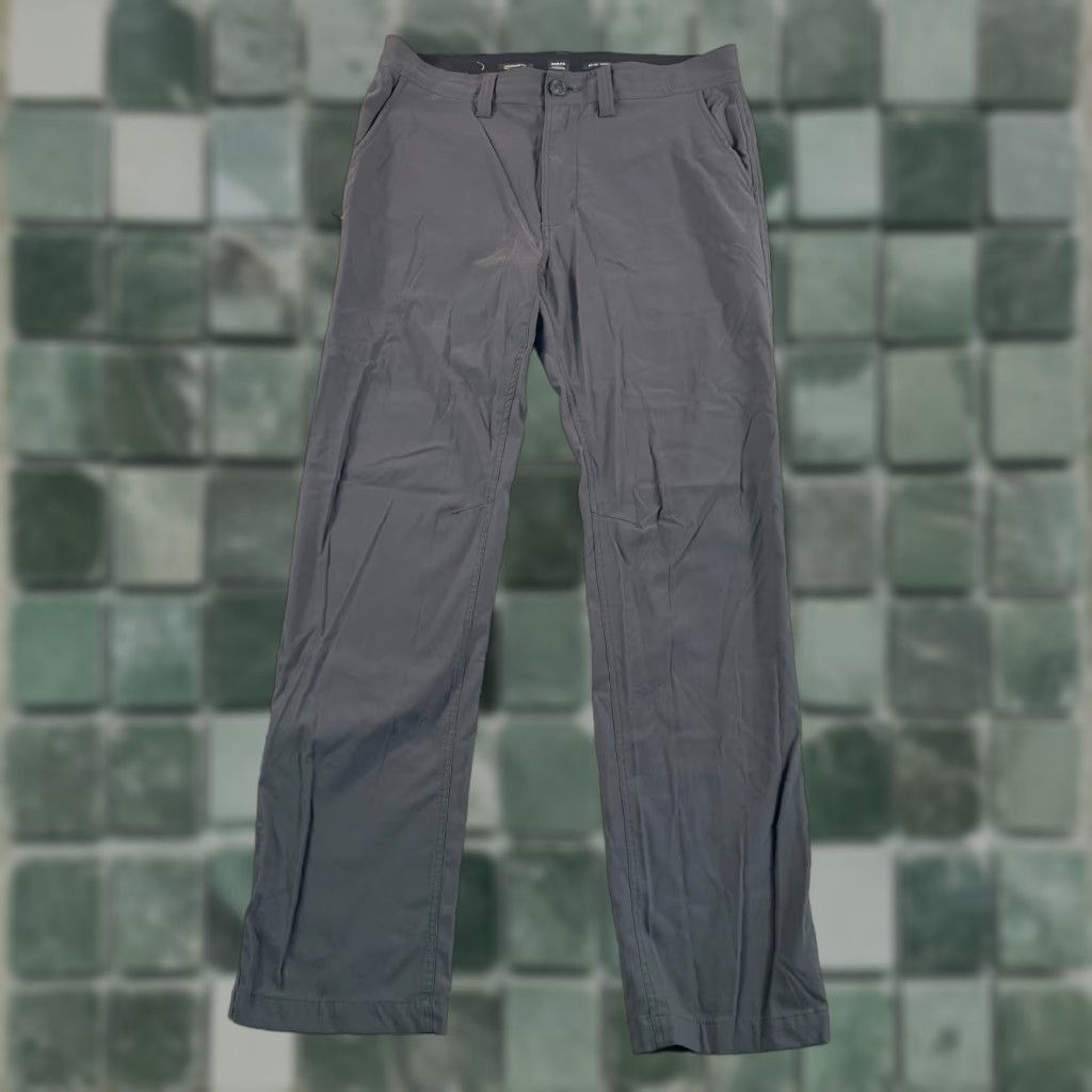 Prana prAna Alameda Pant Men 34x32 Dark Iron Slim Fit Performance Hike DWR Pant Size US 34 / EU 50 - 1 Thumbnail