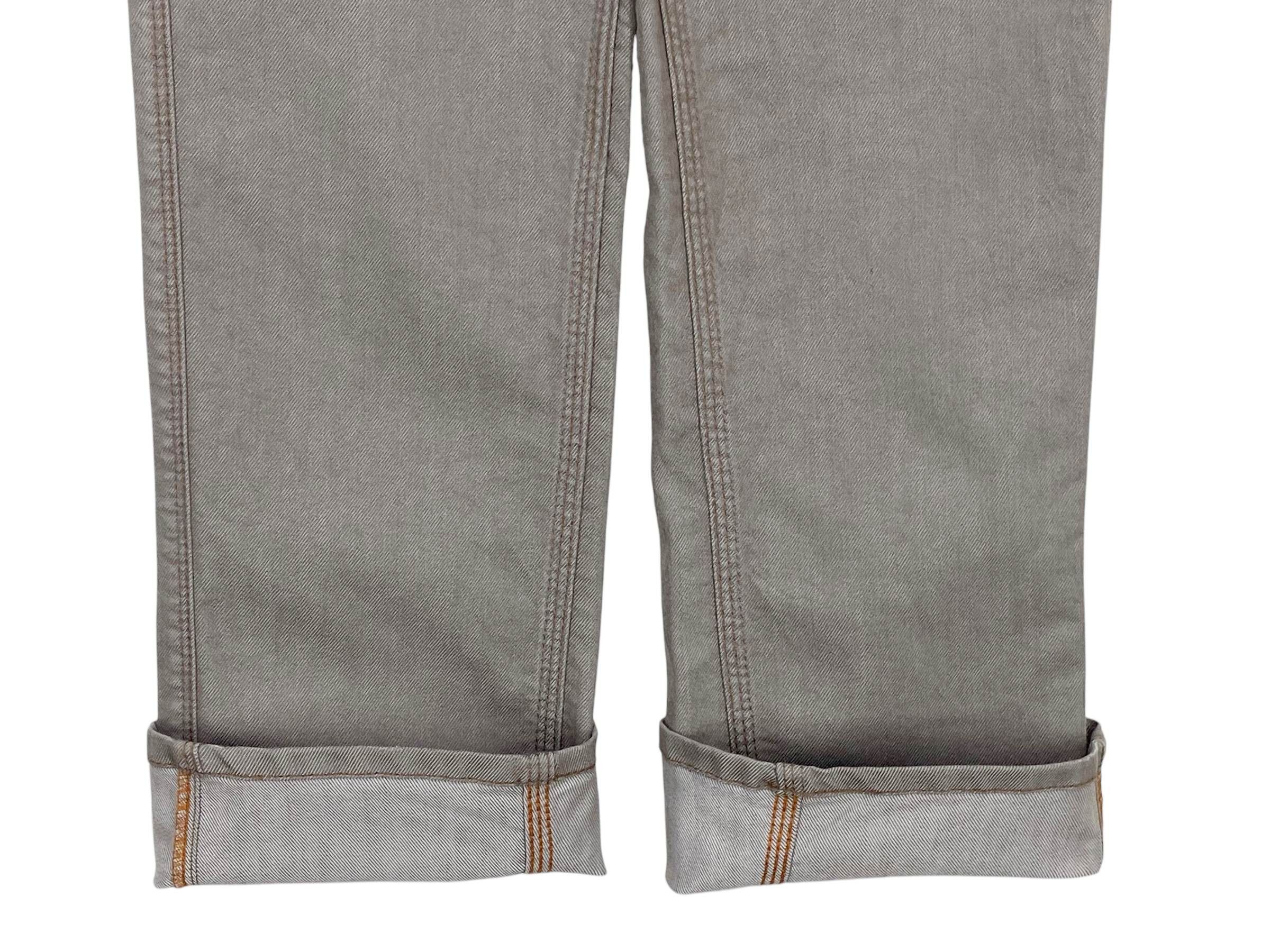 Japanese Brand × Nicole Club Nicole Embroided Pocket Hickory Skateboard Distressed Jeans Size US 30 / EU 46 - 10 Thumbnail