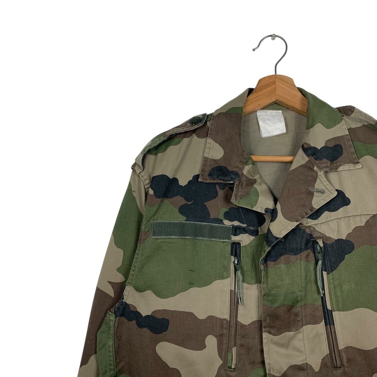 Custommade Vintage Army Military Camo Custom Cropped Jacket #1851-C80 Size L / US 10 / IT 46 - 6 Thumbnail