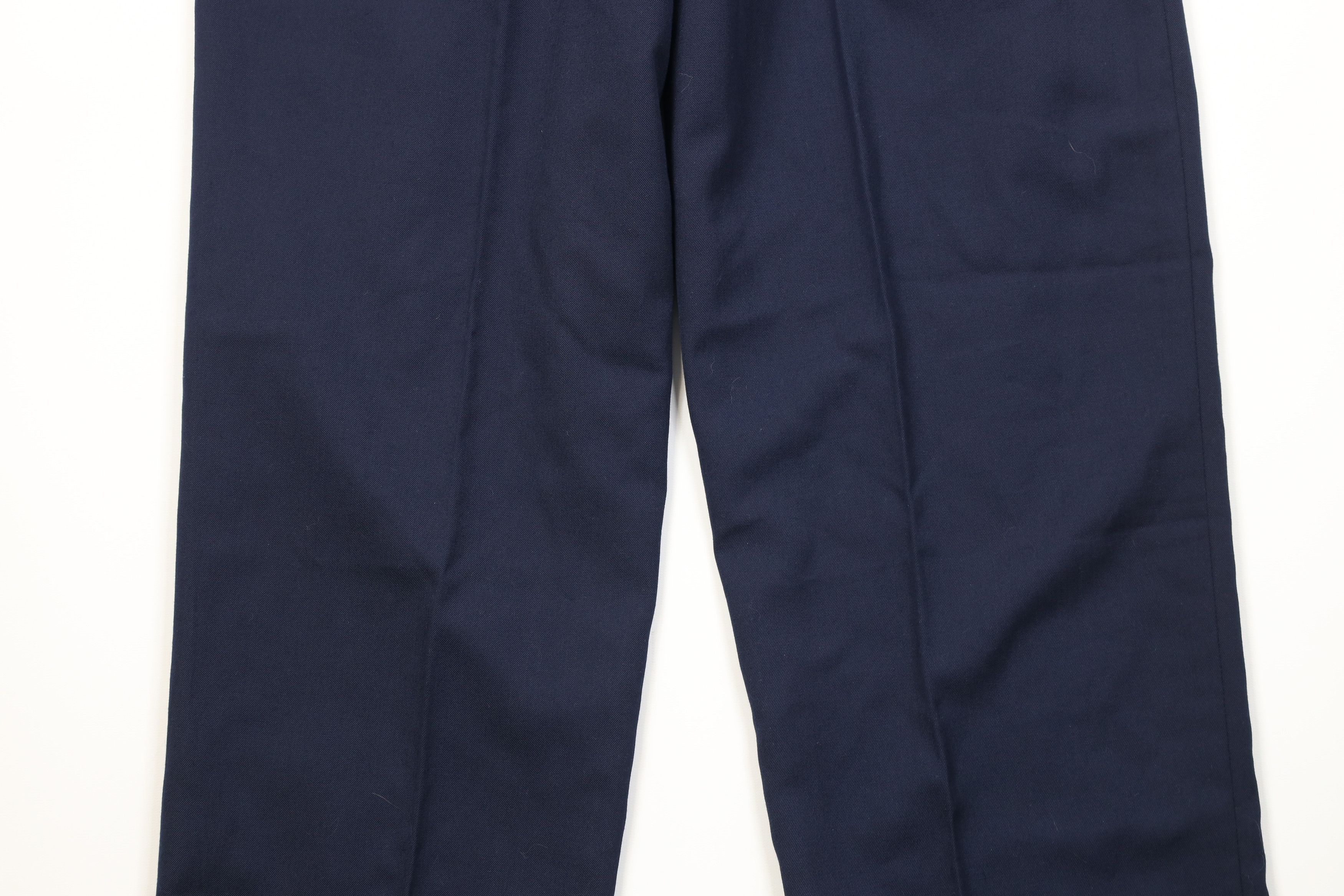 Vintage Vintage 90s Streetwear Knit Wide Leg Chino Pants Blue Size US 32 / EU 48 - 10 Thumbnail