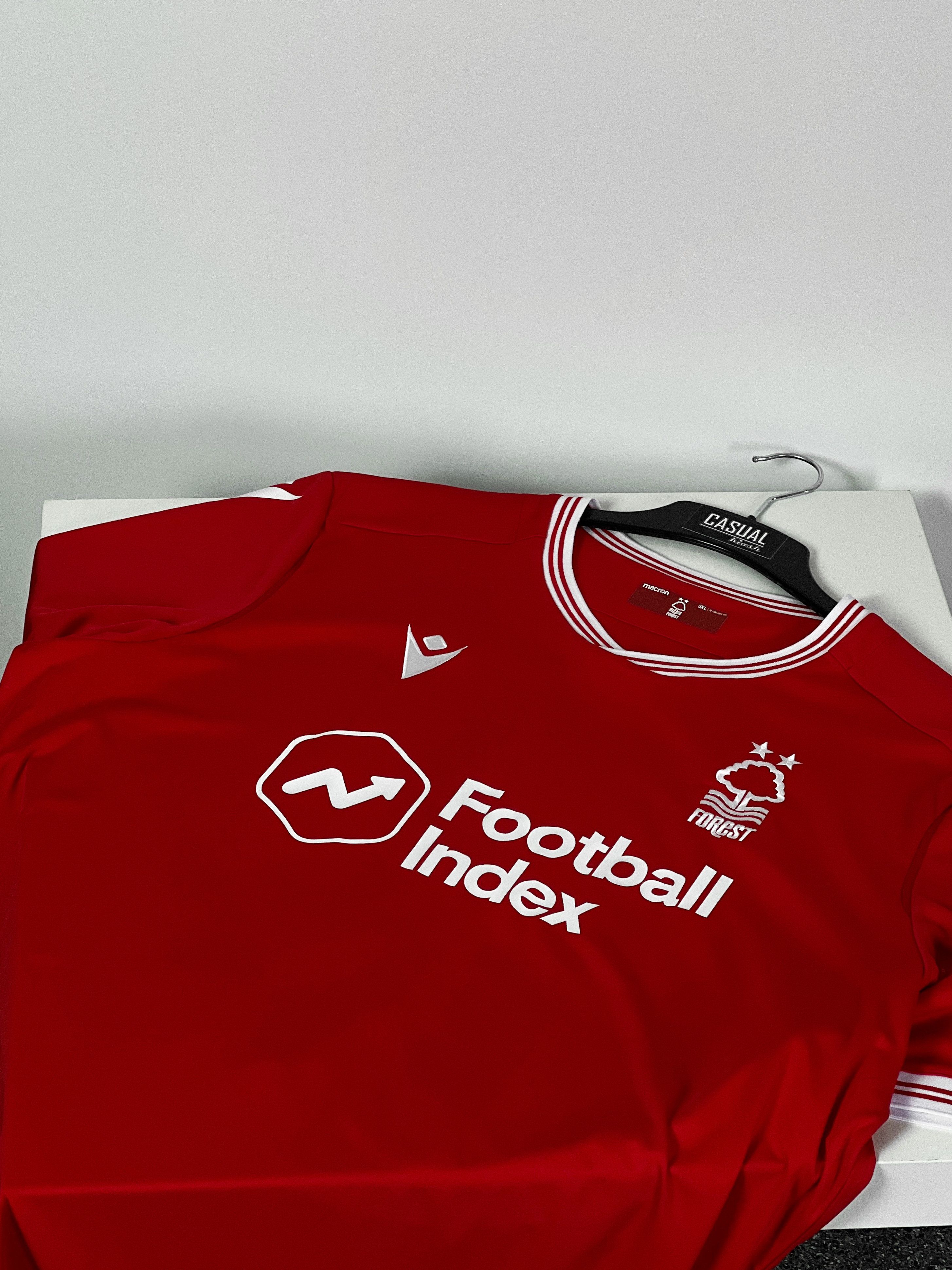 Macron Macron x Nottingham Forest F.C. Custom Name Tee (2020-2021) Size US XXL / EU 58 / 5 - 2 Thumbnail