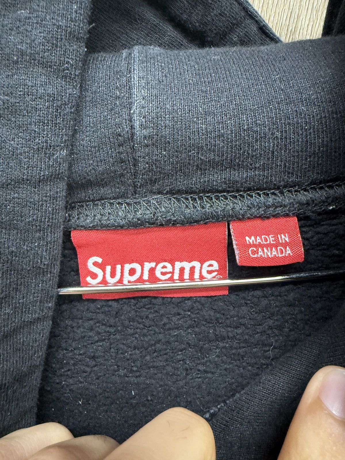 Supreme Supreme Black Hoodie Size US XL / EU 56 / 4 - 6 Thumbnail