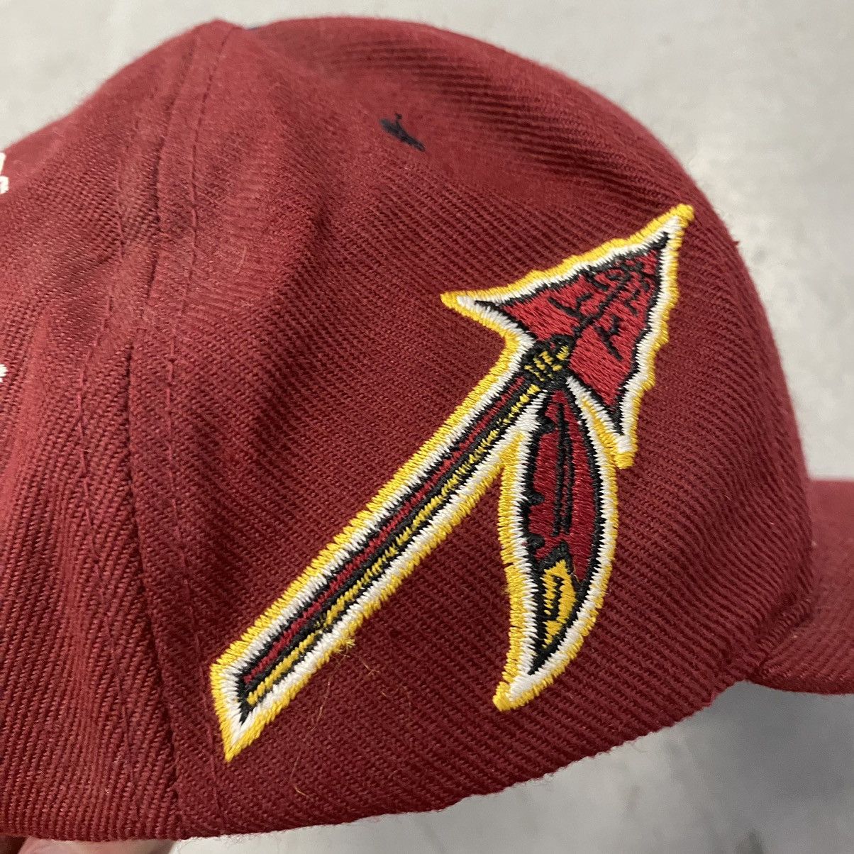 Top Of The World × Vintage Vtg 90s FSU Seminoles Top of the World Graffiti Snapback ToW Size ONE SIZE - 6 Thumbnail