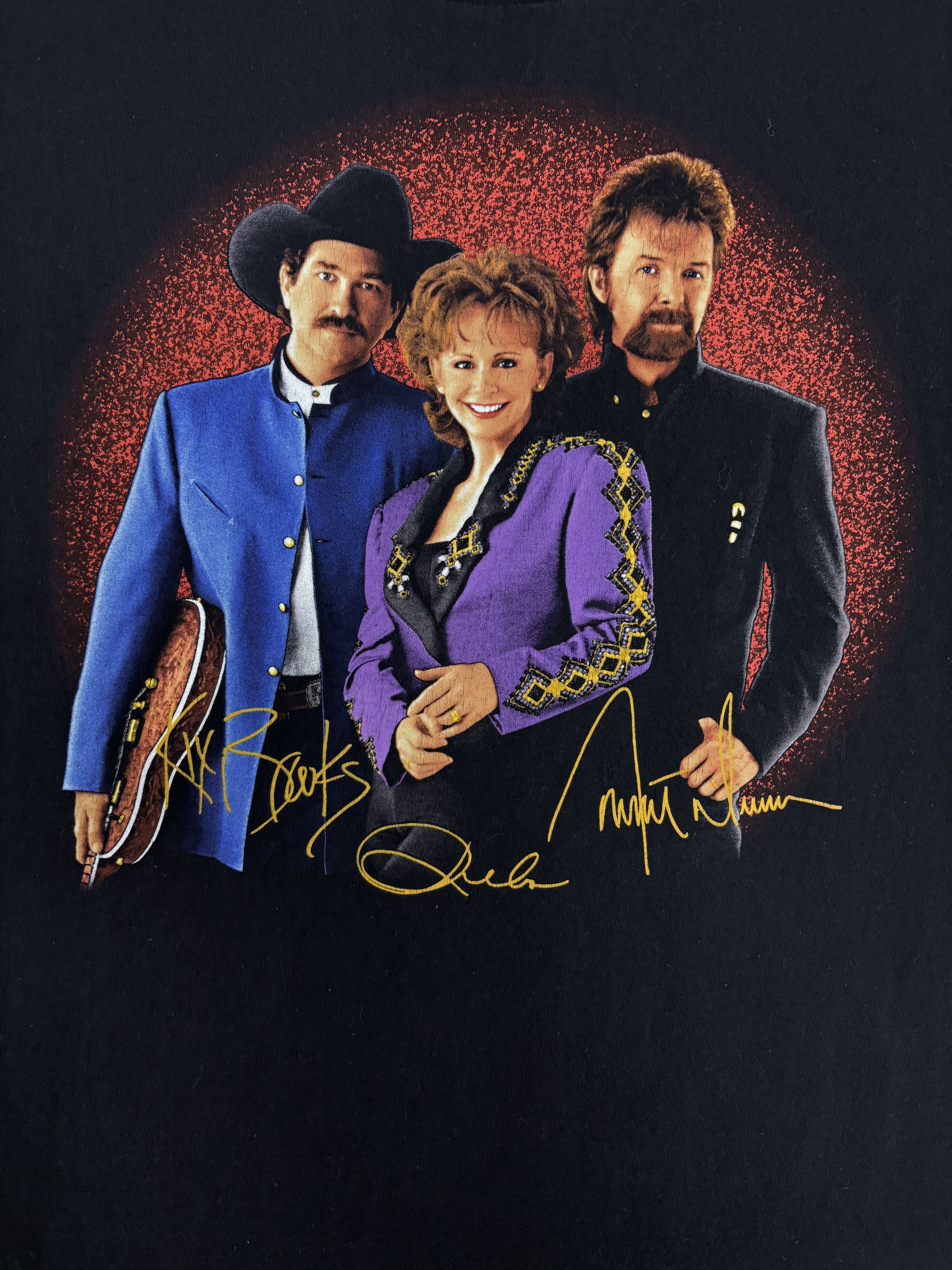 Vintage Brooks & Dunn Reba Tour 1997 Vinage T-Shirt Tee Size US XXL / EU 58 / 5 - 2 Thumbnail