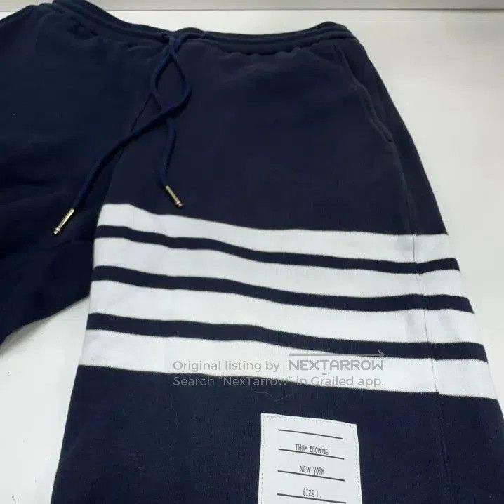 Thom Browne Thom Browne Classic Stripe Navy Cycling Shorts. Size US 26 / EU 42 - 7 Thumbnail