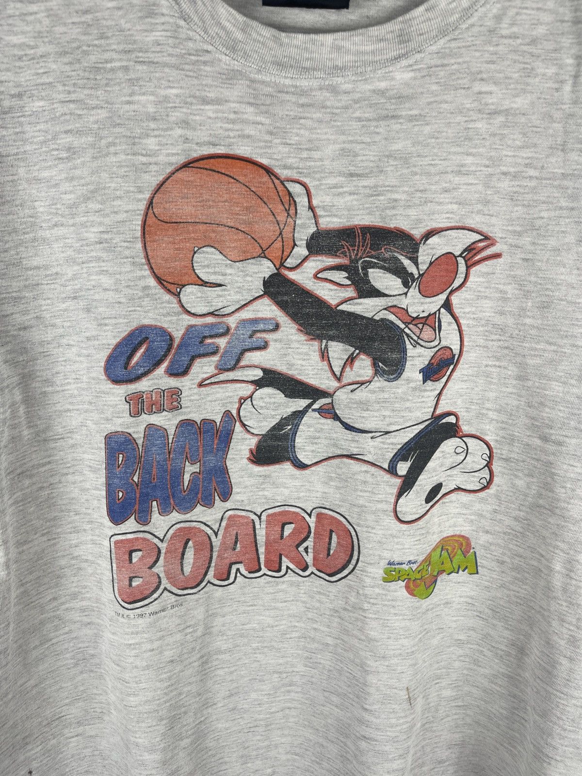 Vintage Space Jam vintage 1997 off the back board Warner bros tee Size US L / EU 52-54 / 3 - 8 Thumbnail