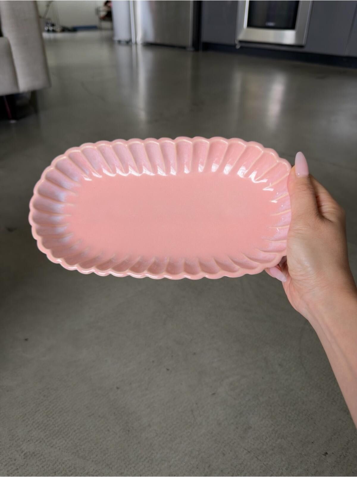 Other Pink Scalloped Ceramic Tray / Vanity Dish / Cottagecore Size ONE SIZE - 9 Thumbnail