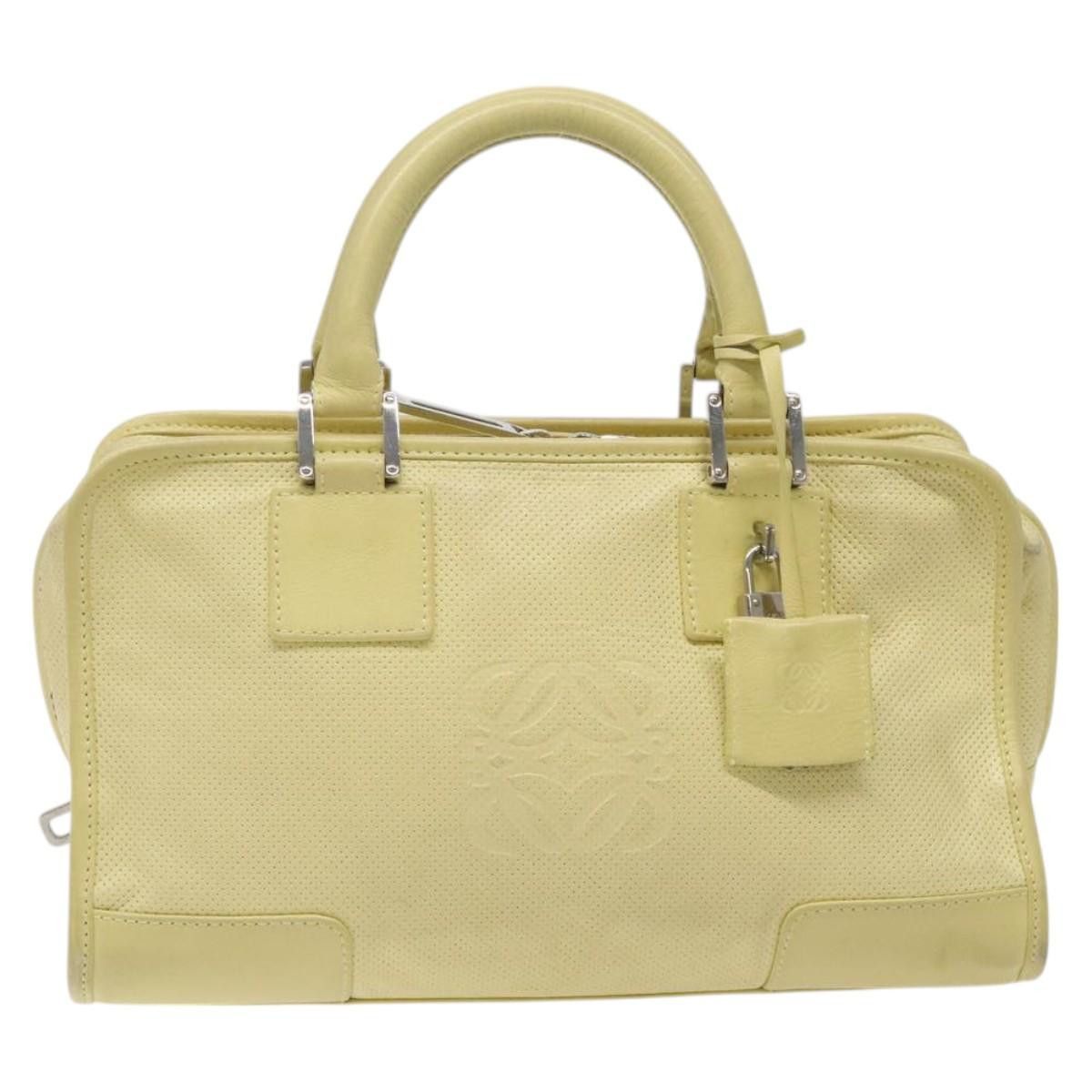 トートバッグ Loewe Army Green Fur Medium Puzzle Fold Shopping Bag Medium Puzzle Fold tote in shiny calfskin Green - LOEWE