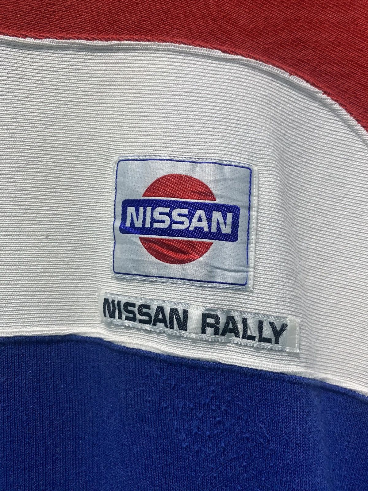 Nissan Rare Vintage 80s Nissan Rally Colour Block Sweatshirt Nismo Size US M / EU 48-50 / 2 - 5 Thumbnail