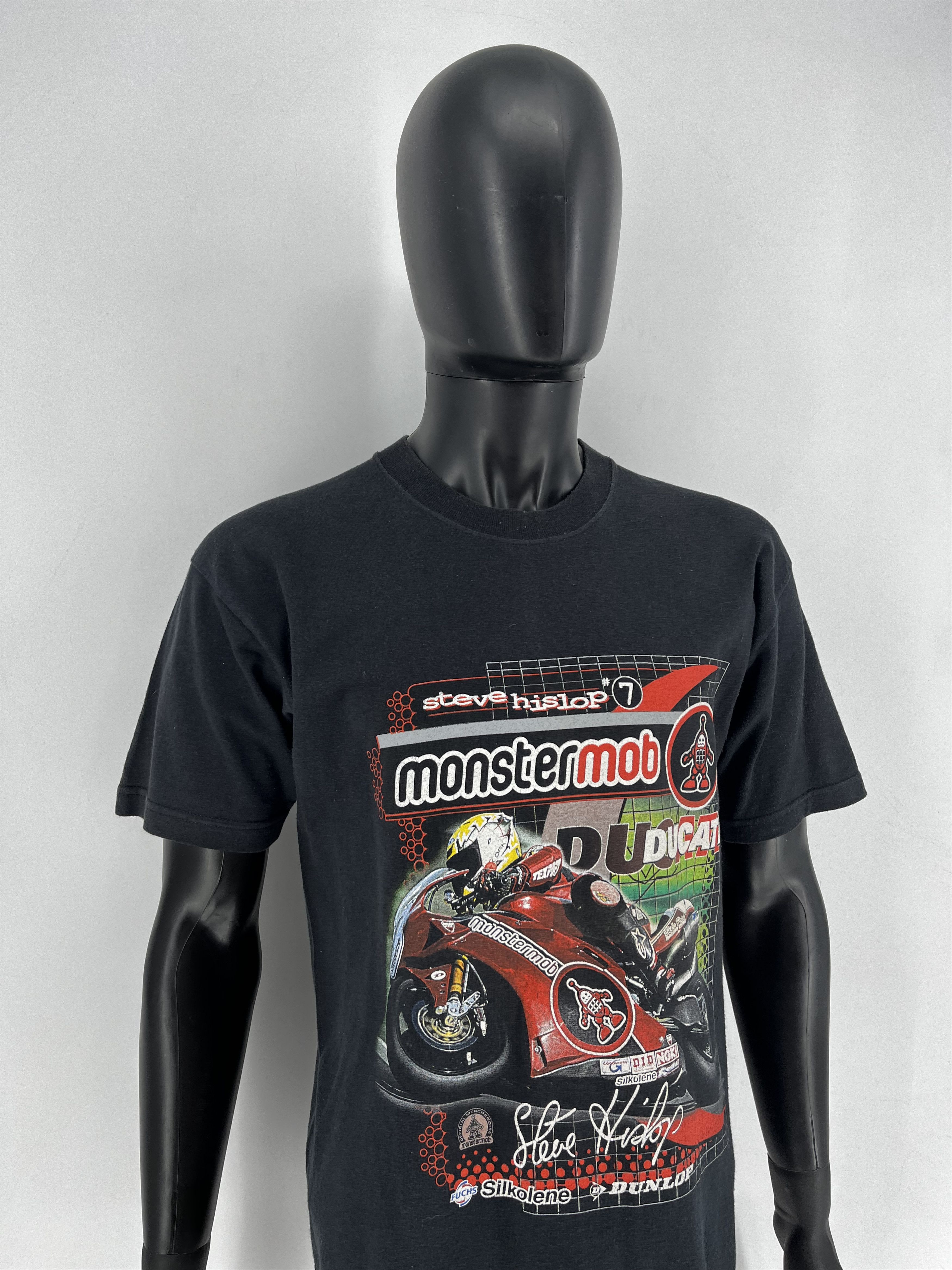 Ducati Vintage Ducati Steve Hislop Monster Mob UK Superbike RacingM Size US M / EU 48-50 / 2 - 3 Thumbnail