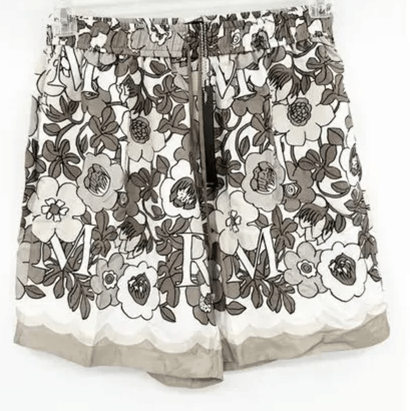 Amiri AMIRI Floral printed SILK shorts - GRAY Size US 32 / EU 48 - 8 Thumbnail