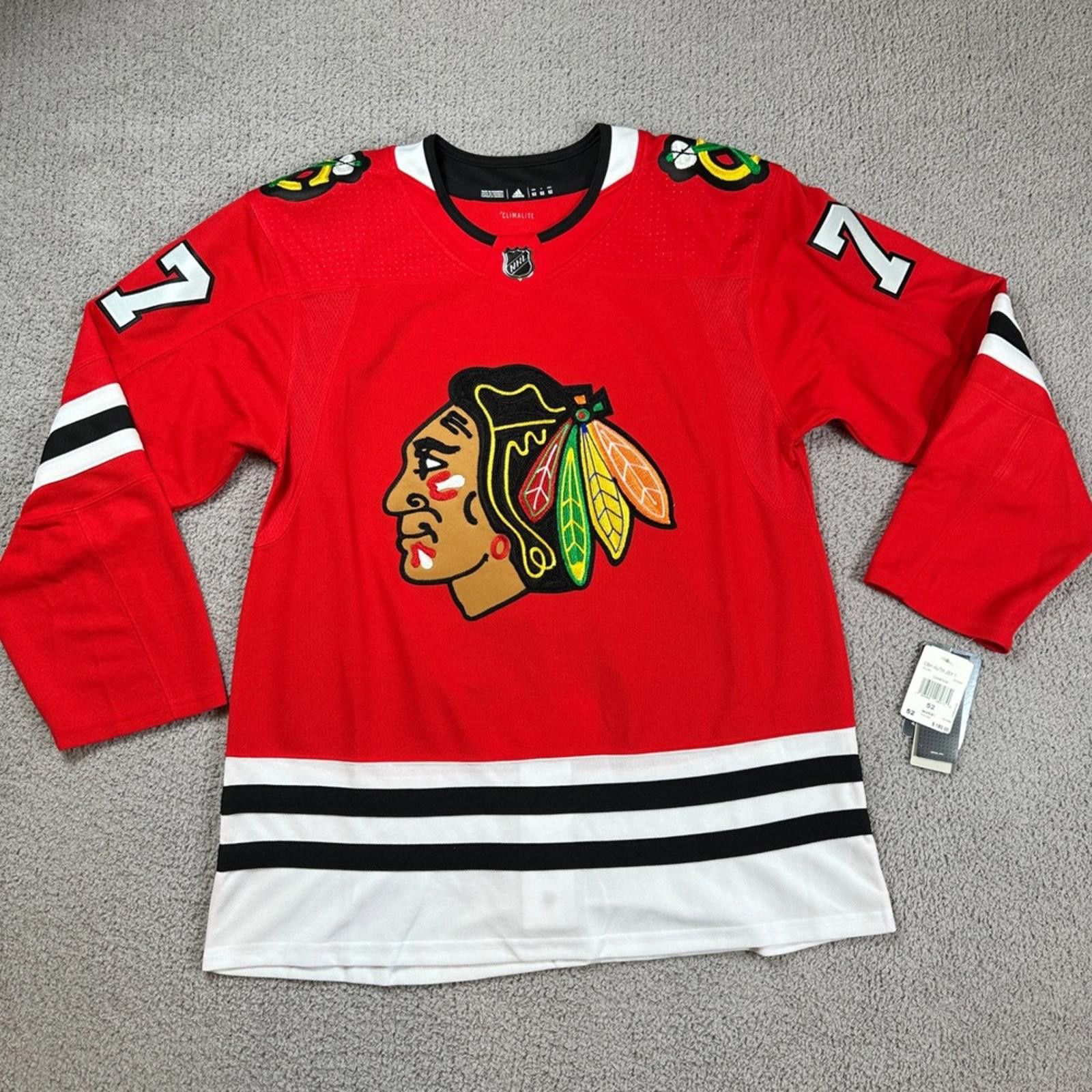 Adidas Kirby Dach Signed Chicago Blackhawks Adidas Authentic Jersey Size US L / EU 52-54 / 3 - 1 Thumbnail