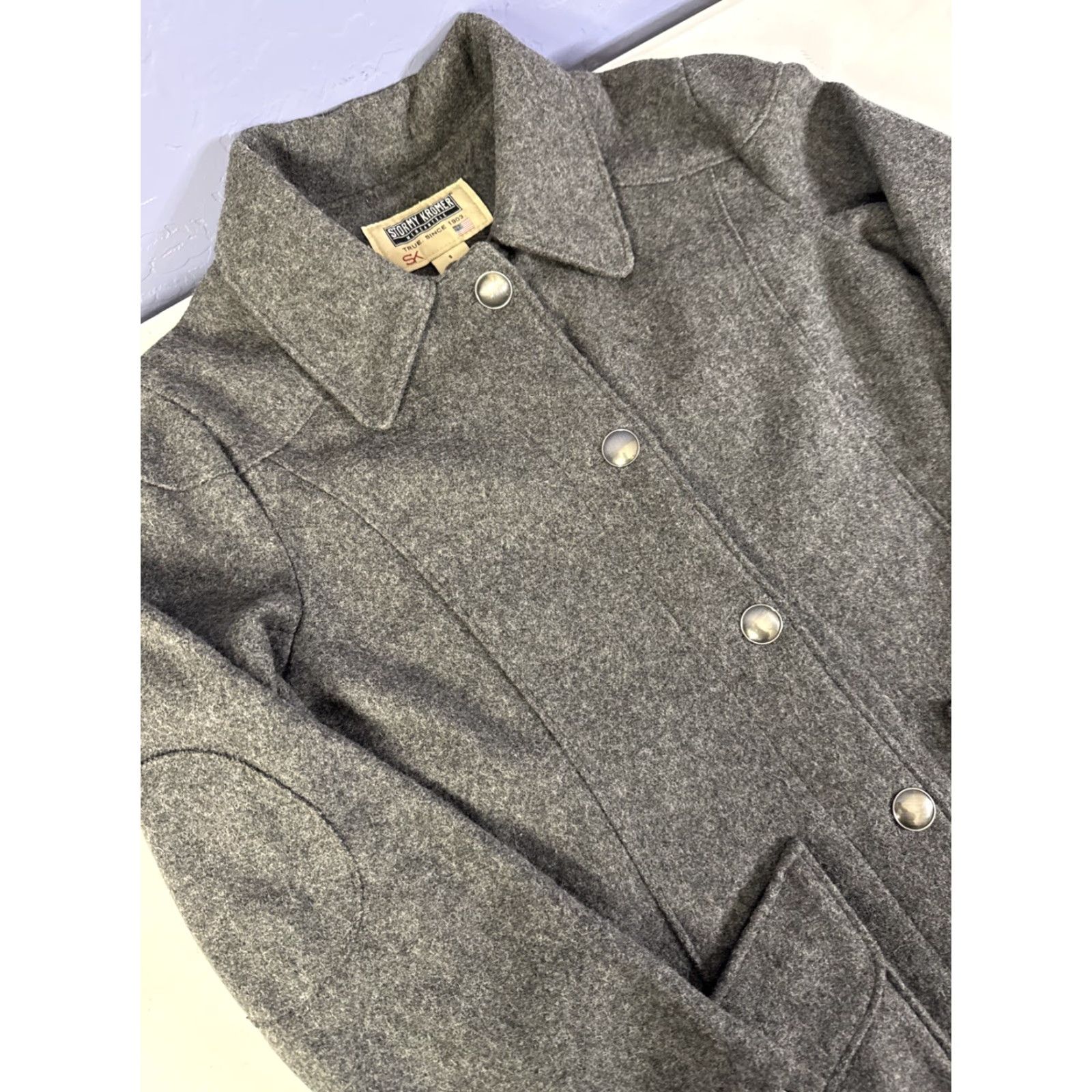Vintage Stormy Kromer Mackinaw Wool Peacoat Coat Jacket Gray Women’s S Small Size S / US 4 / IT 40 - 3 Thumbnail