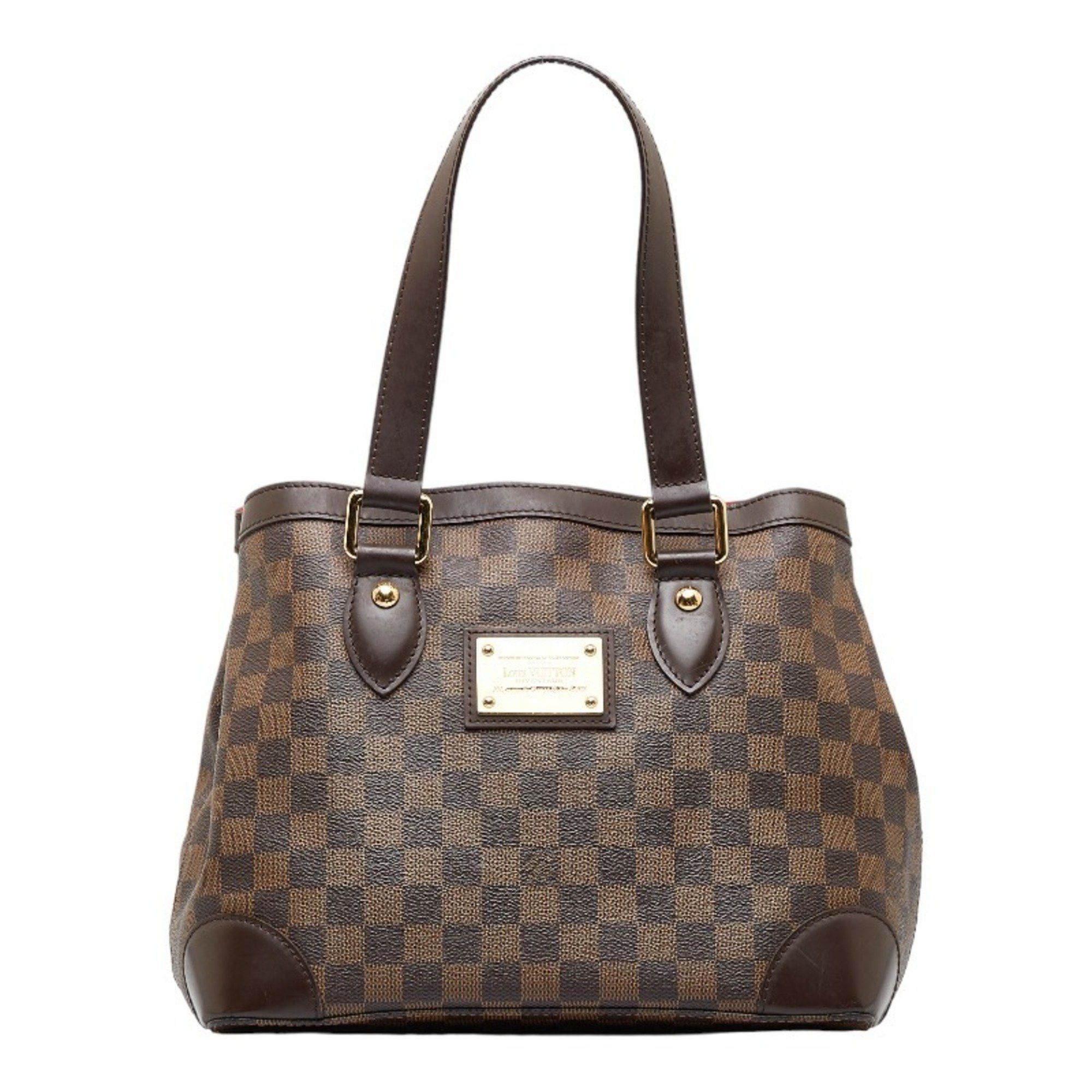 LOUIS VUITTON LOUIS VUITTON Hampstead PM Shoulder Tote Bag N51205 Damier  Ebene Used N51205