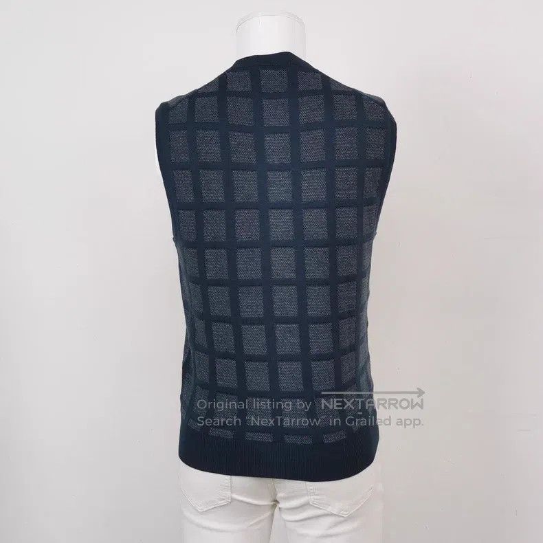 Hermes Hermes Wool Plaid Sleeveless Men's Vest Size US M / EU 48-50 / 2 - 2 Thumbnail