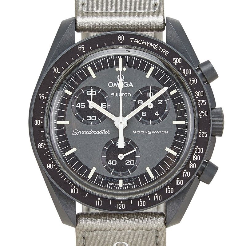Omega Omega MoonSwatch MISSION TO MERCURY Ceramic Ceramic Quartz SO33A100 DUTY FREE for USA
