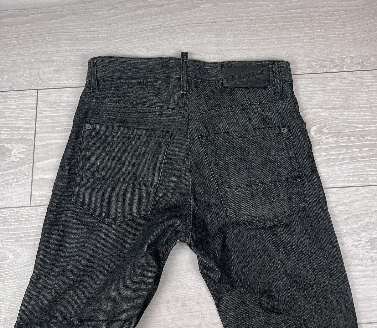 Dsquared2 Dsquared2 Vintage Black Cotton Slim Biker Denim Pants Size US 30 / EU 46 - 10 Thumbnail