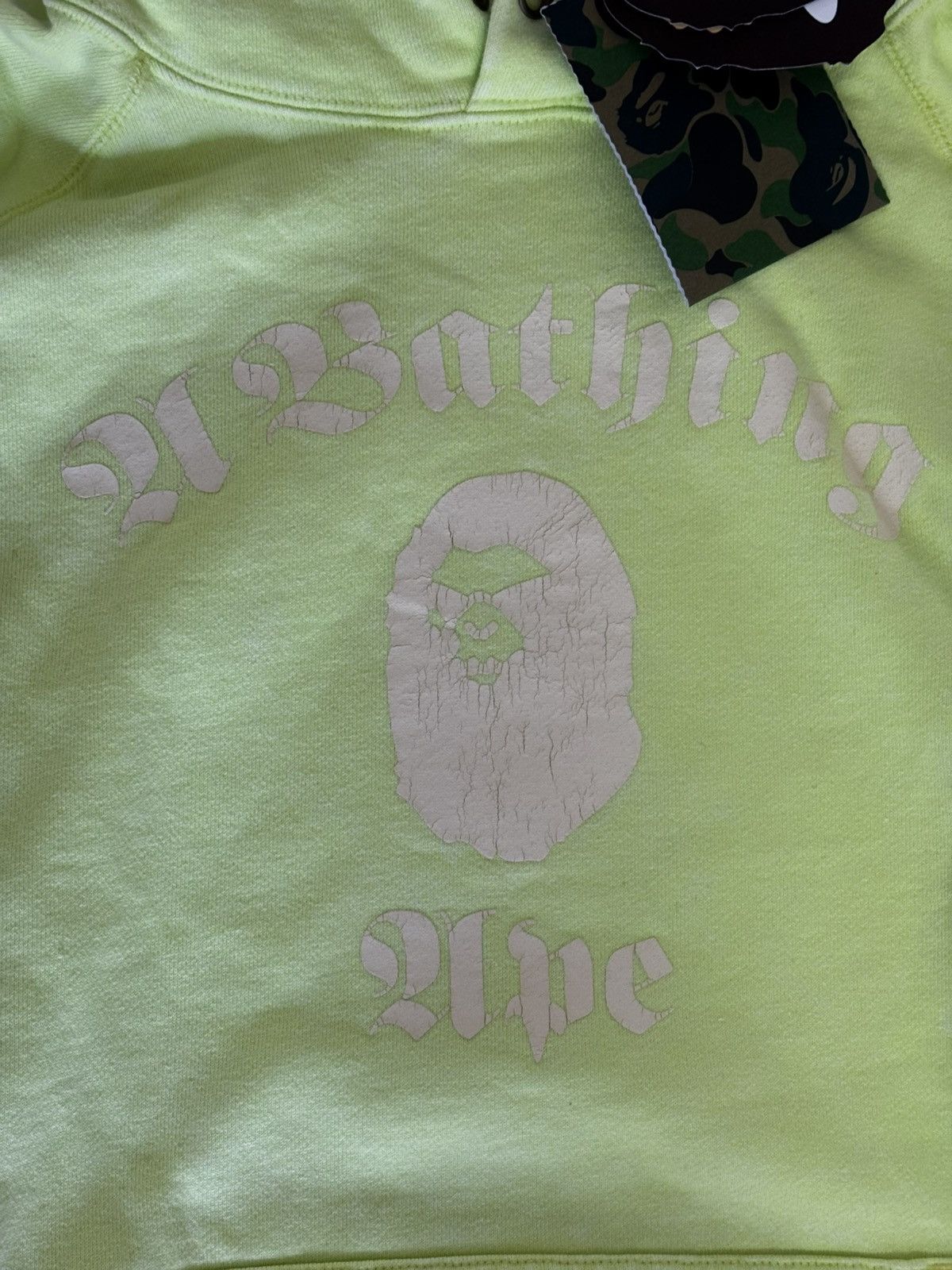 Bape Authentic ape bape overdye pullover relaxed fit hoodie L new Size US L / EU 52-54 / 3 - 2 Thumbnail