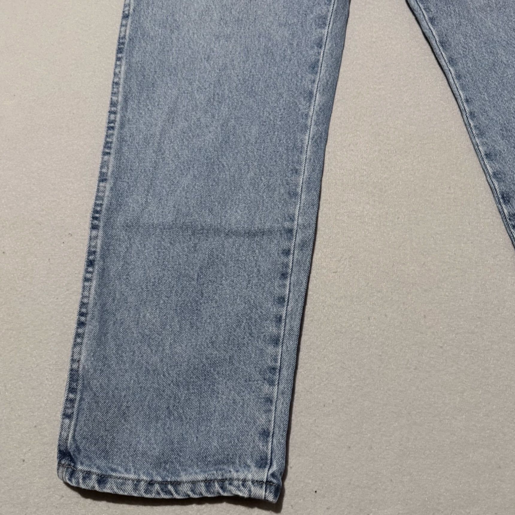 Denime Rustler Jeans Men Denim Light Wash 5-Pocket Pockets Regular Straight Zip Fly 36x30 Blue Jeans Size US 36 / EU 52 - 5 Thumbnail