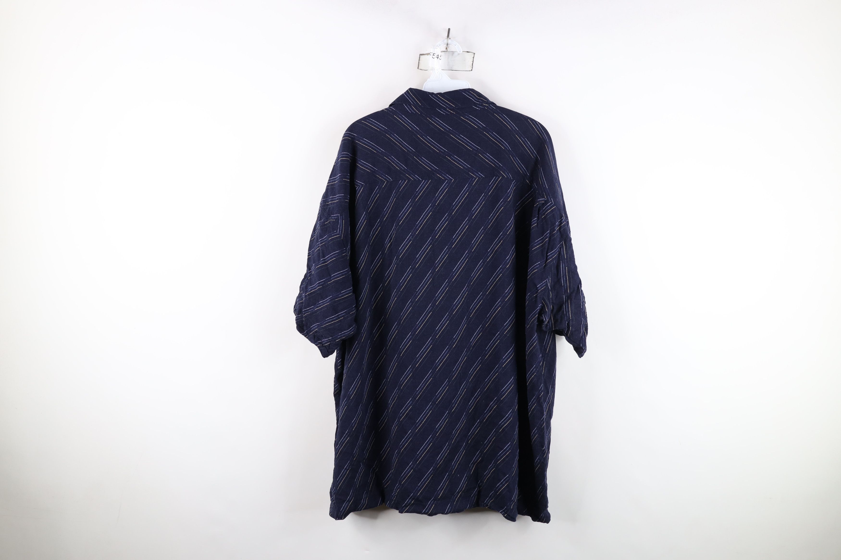 Vintage Vintage 90s Streetwear Rayon Short Sleeve Button Shirt Size US XXL / EU 58 / 5 - 10 Thumbnail