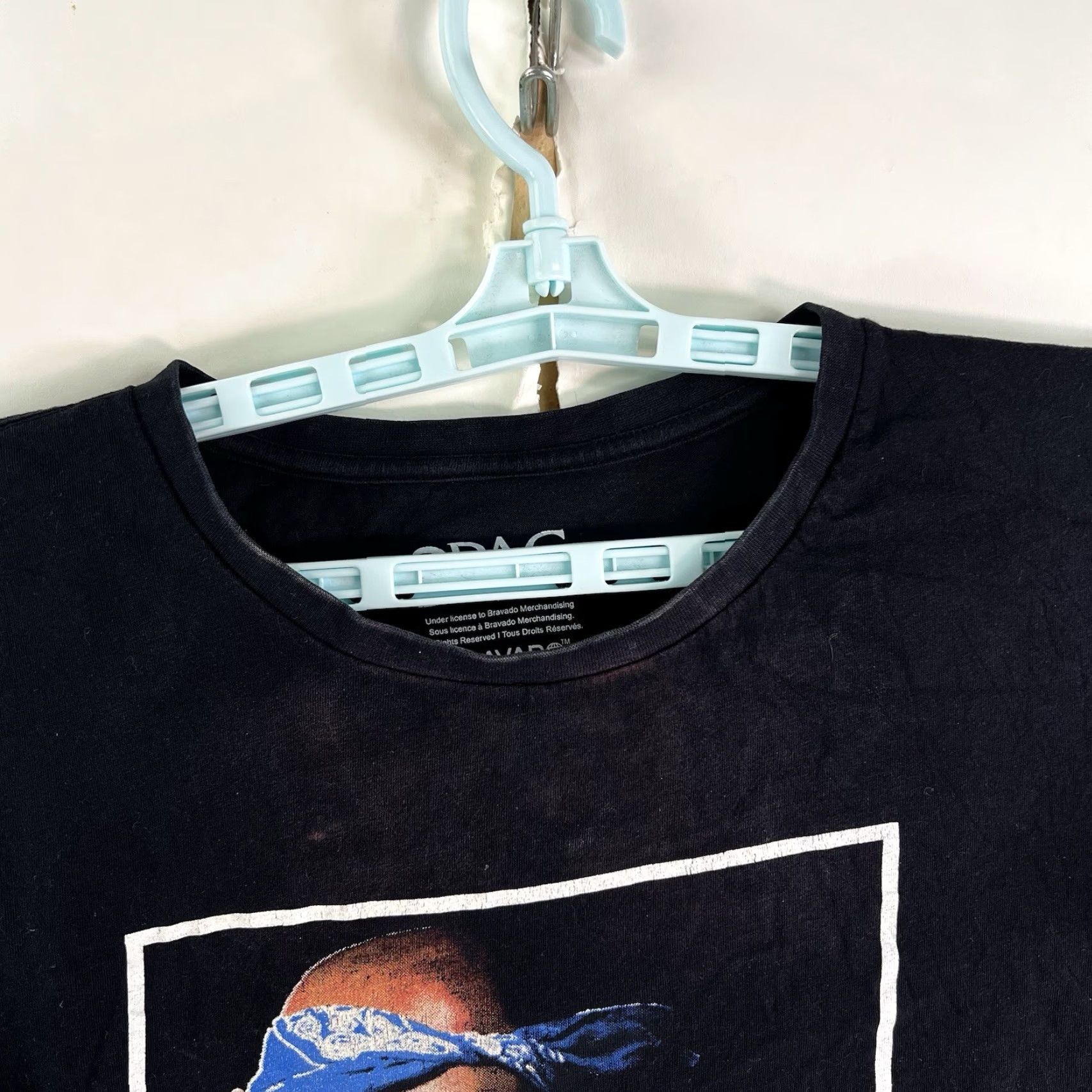 Bravado Bravado 2Pac Tupac T-Shirt Mens L Black Graphic Print 90s Hip Hop Size US L / EU 52-54 / 3 - 3 Thumbnail