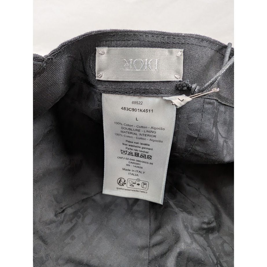 Dior o1rshd1 Size: L / Baseball Cap / Hat in Black Size ONE SIZE - 14 Thumbnail