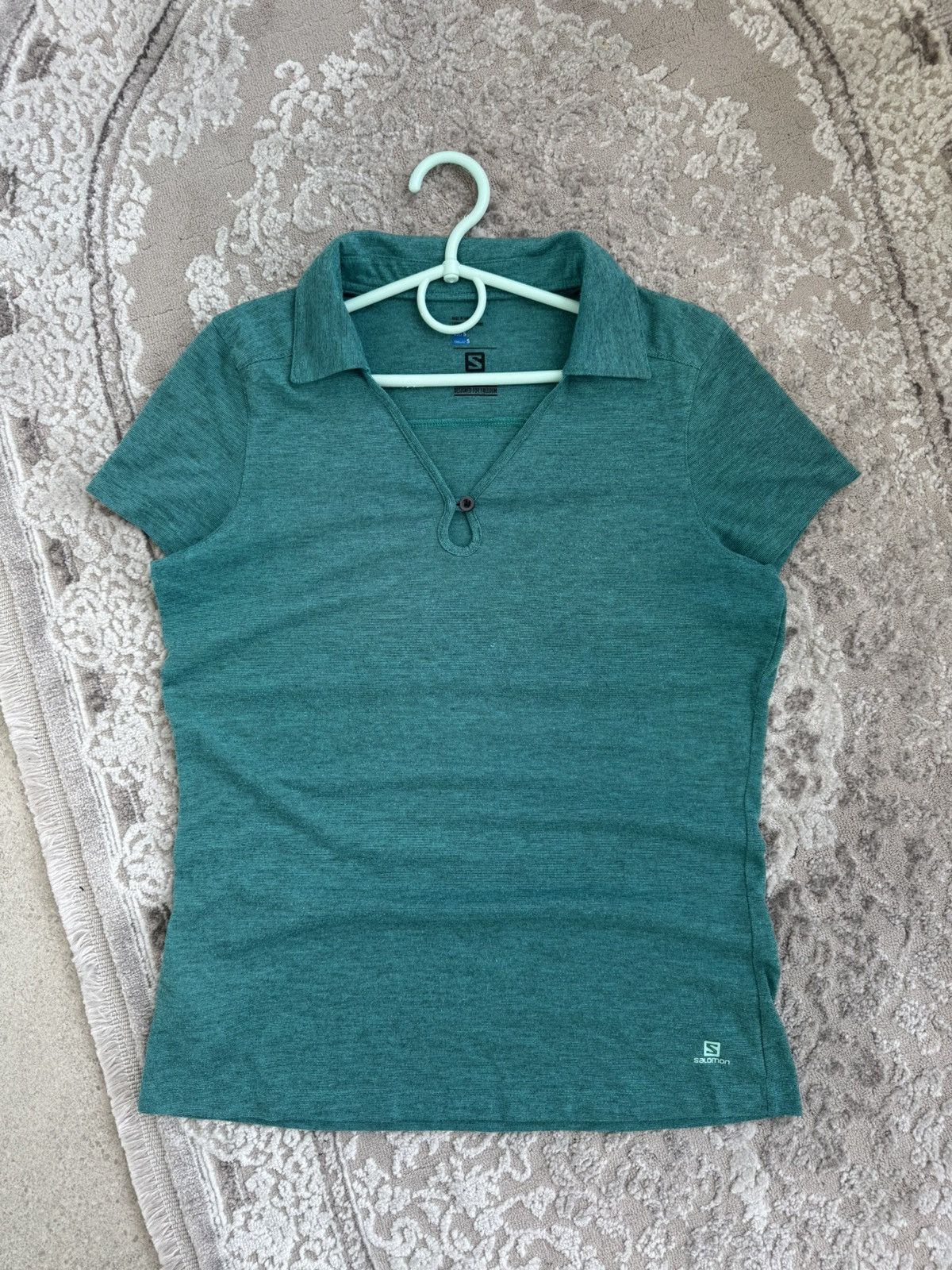 Salomon Solomon Outdoor Women’s Polo Cycling T-Shirt Mountain Aki Size S / US 4 / IT 40 - 10 Thumbnail