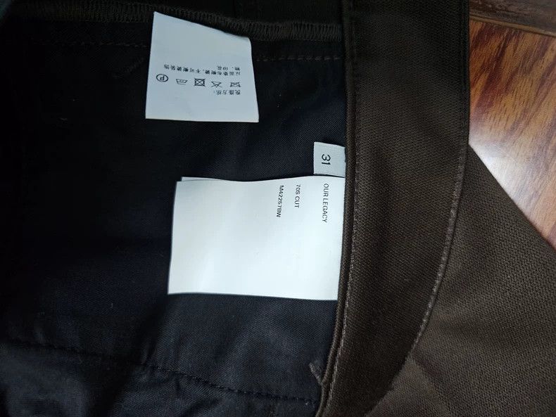 Our Legacy our legacy2022 Winter Men's Wool Straight Pants 2505-Nextar Size US 31 - 5 Thumbnail