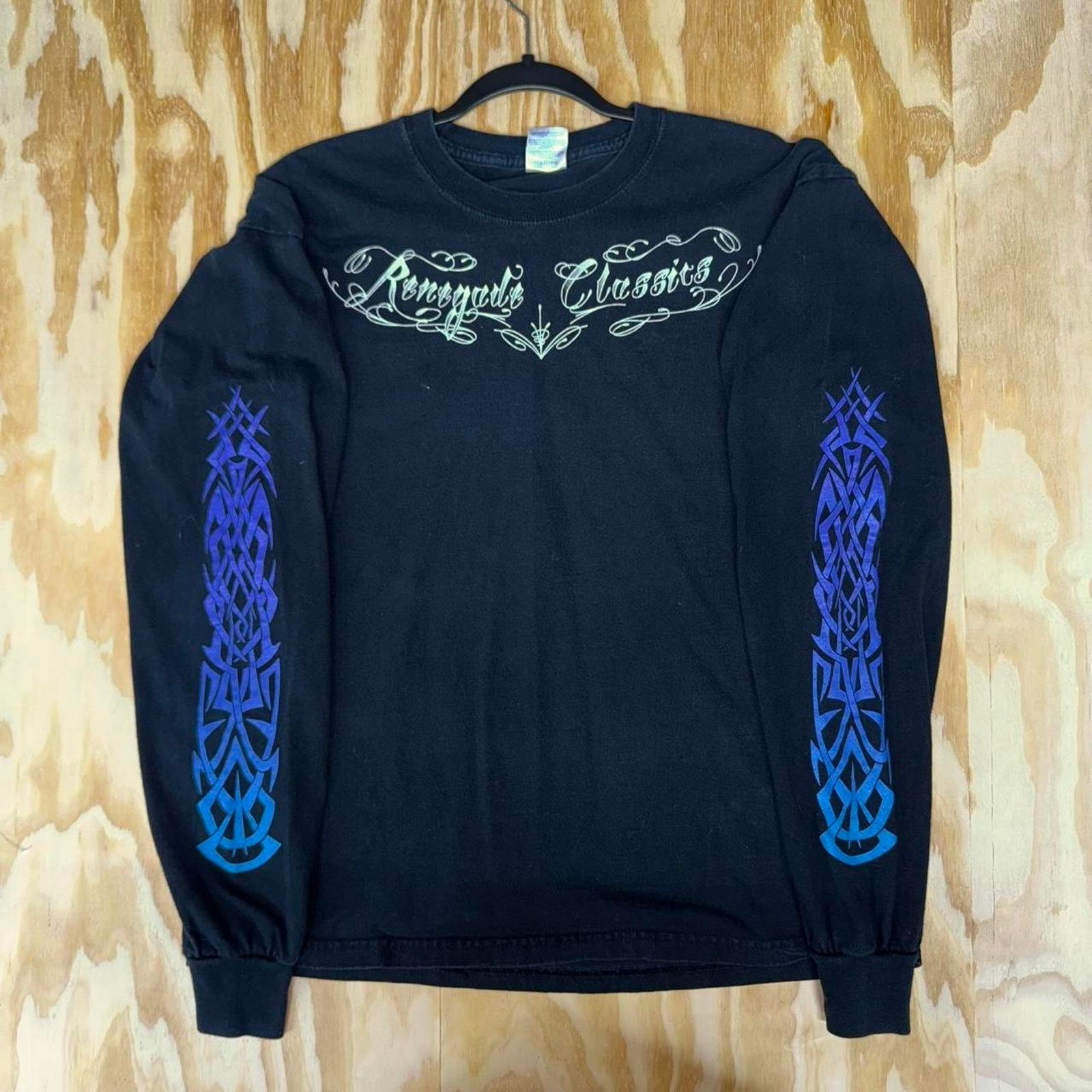 Gildan Vintage y2k renegade classics flame 2000 long sleeve t-shirt Size US L / EU 52-54 / 3 - 2 Thumbnail