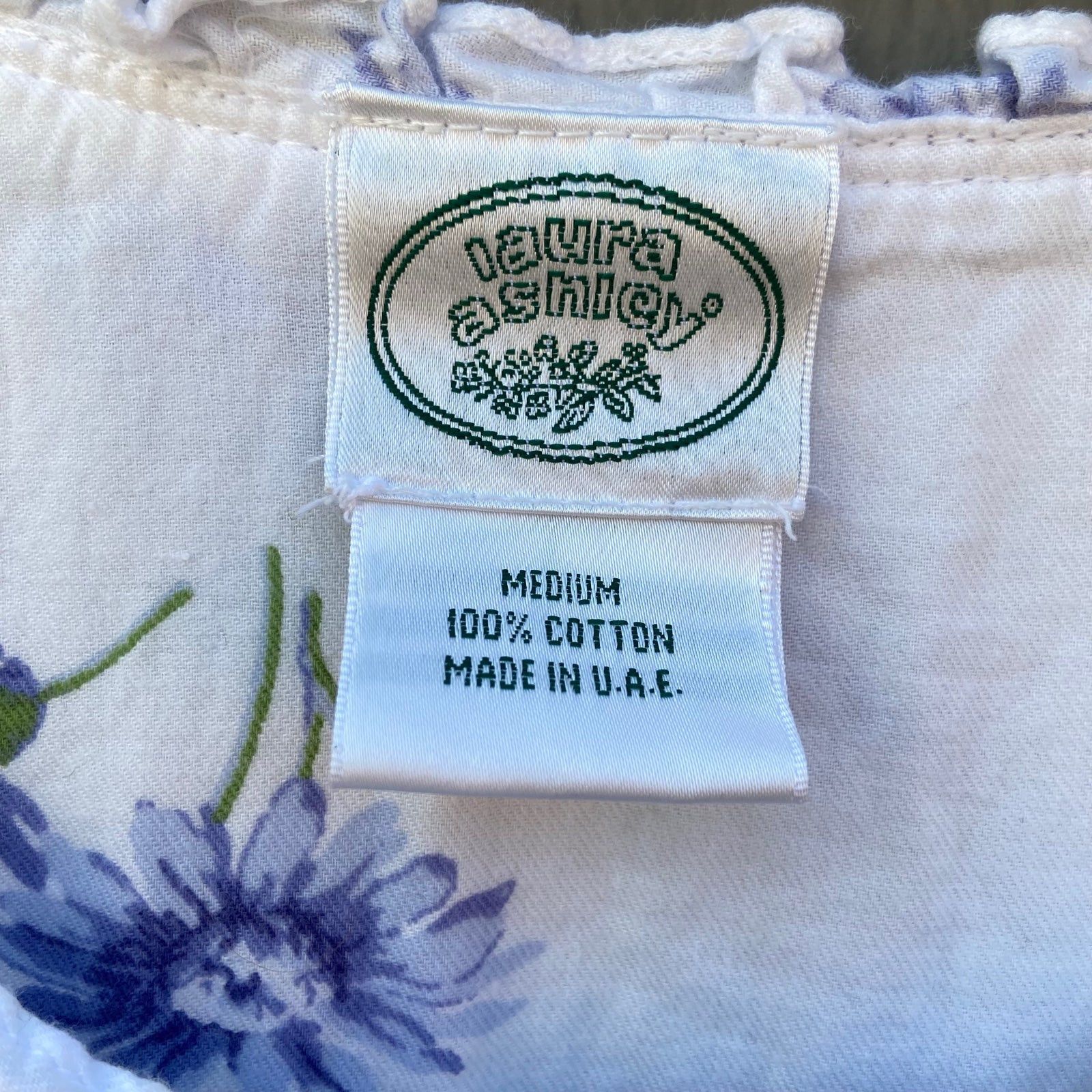 Laura Ashley Vintage 80’s Laura Ashley Purple Daisy Dress/Nightgown Size M / US 6-8 / IT 42-44 - 3 Thumbnail