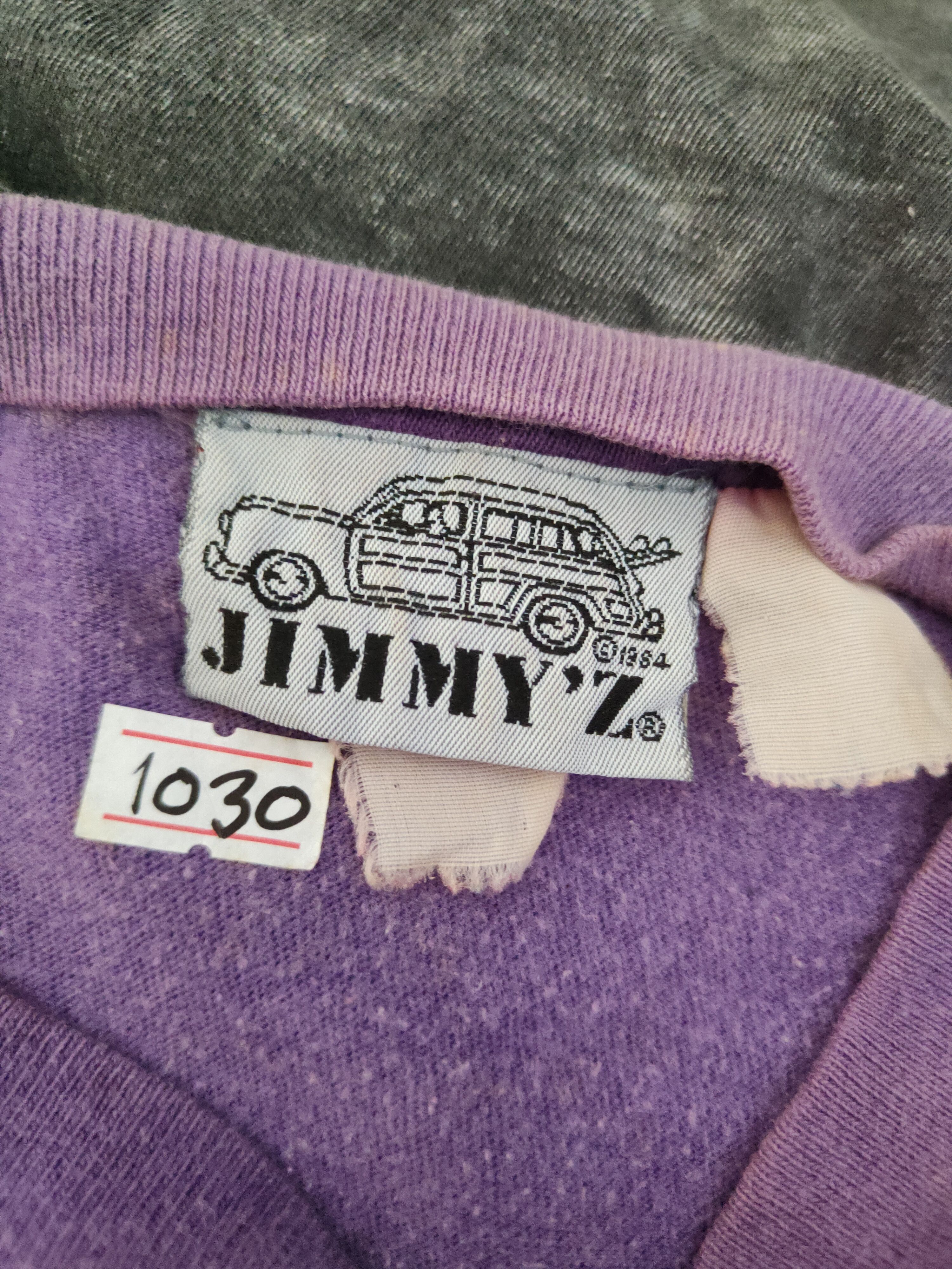 Vintage DL 80' Jimmy'z skate vintage faded Purple tee #1030 Size US L / EU 52-54 / 3 - 6 Thumbnail