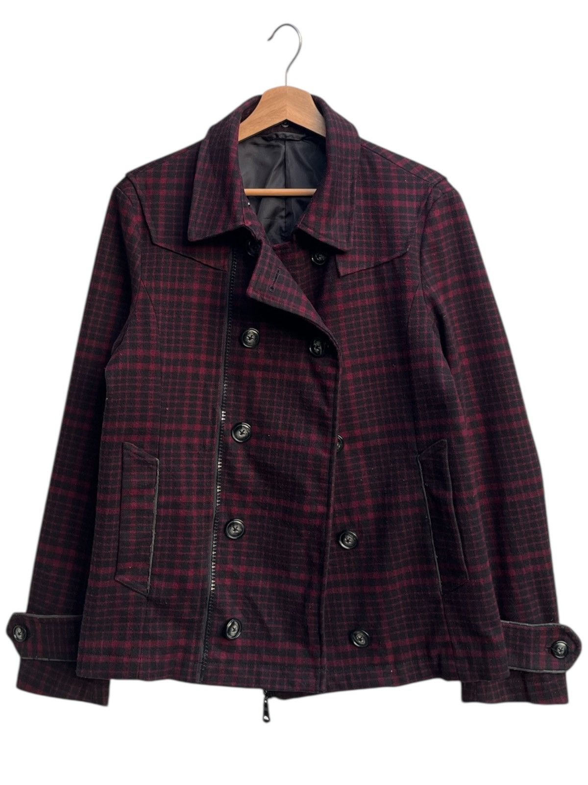 semanticdesign Semantic Design Tartan Plaid Punk Style Jacket Size US M / EU 48-50 / 2 - 4 Thumbnail