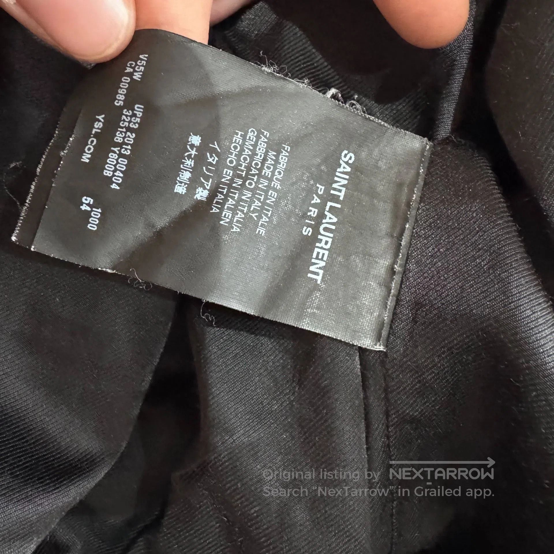 Saint Laurent Paris Saint Laurent Black White Varsity Jacket. Size US L / EU 52-54 / 3 - 4 Thumbnail