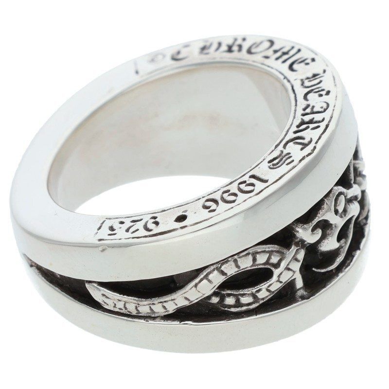 Chrome Hearts Chrome Hearts Narrow V Celtic Band Ring Size ONE SIZE - 3 Thumbnail