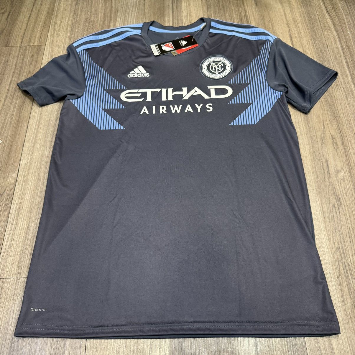 Adidas New york city 18/19 away shirt (bnwt) Size US L / EU 52-54 / 3 - 1 Thumbnail