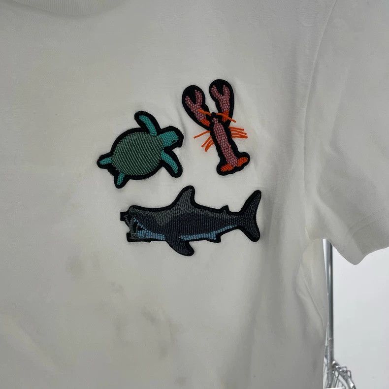 Louis Vuitton Louis Vuitton Seafood beaded short sleeves Size US XS / EU 42 / 0 - 2 Thumbnail