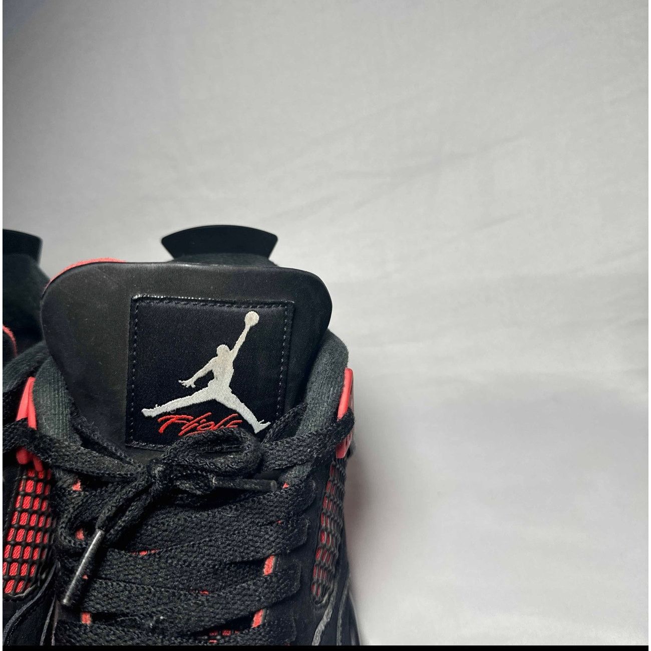 Jordan Brand × Nike Size 9.5 - Nike Air Jordan 4 Retro Red Thunder Men's Shoes Size US 9.5 / EU 42-43 - 9 Thumbnail