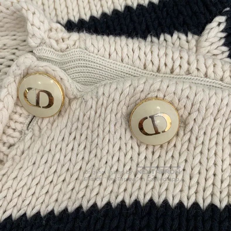Dior Dior Colour-blocked striped cotton round-neck long-sleeved Size XS / US 0-2 / IT 36-38 - 5 Thumbnail