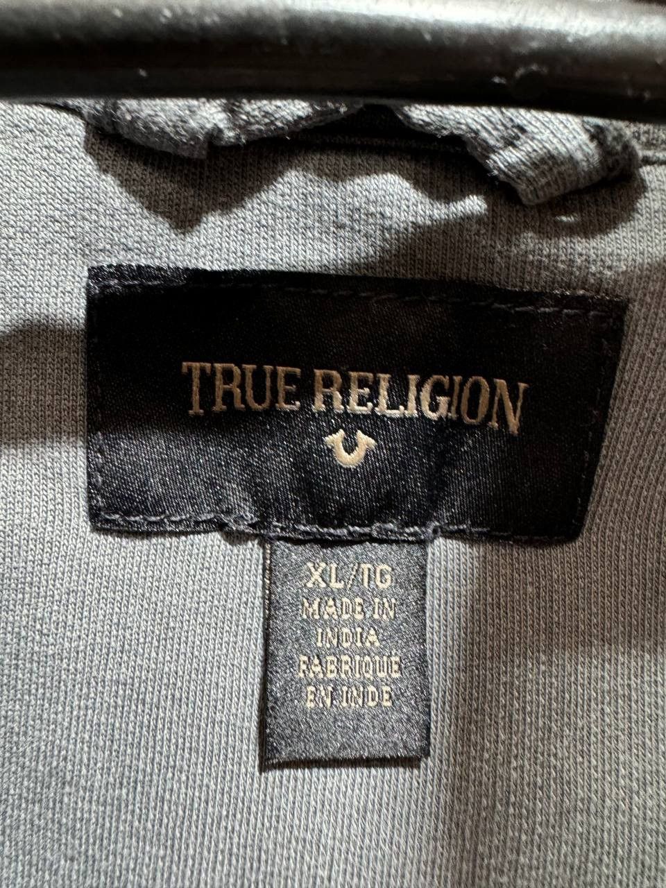 True Religion TRUE RELIGION Terry Sleeveless Hoodie Pavement Vest Jacket Size US XL / EU 56 / 4 - 4 Thumbnail