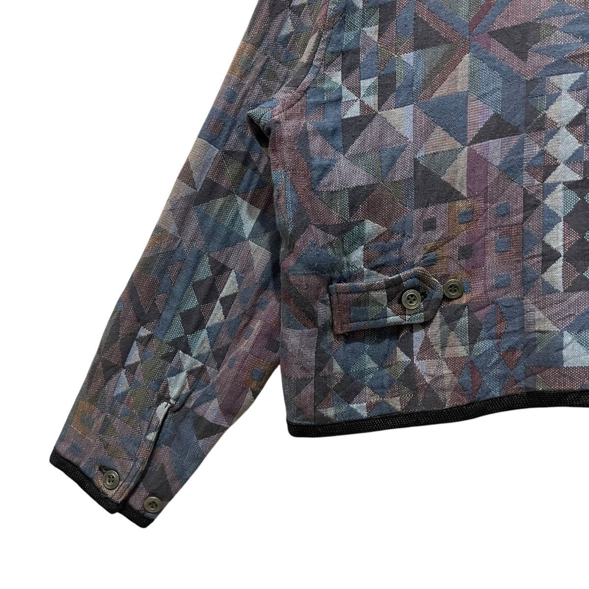 L.L. Bean × Vintage Vintage LL Bean Aztec Design Button Cropped Jacket Size M / US 6-8 / IT 42-44 - 9 Thumbnail