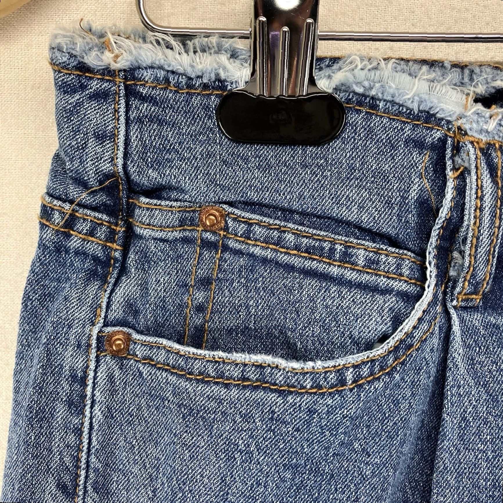 Vintage VANILLA STAR Women's Baggy Jeans 90s Y2K Retro Wide-Leg Blue 12 Inch Pipes 32x29 Size 32" / US 10 / IT 46 - 7 Thumbnail