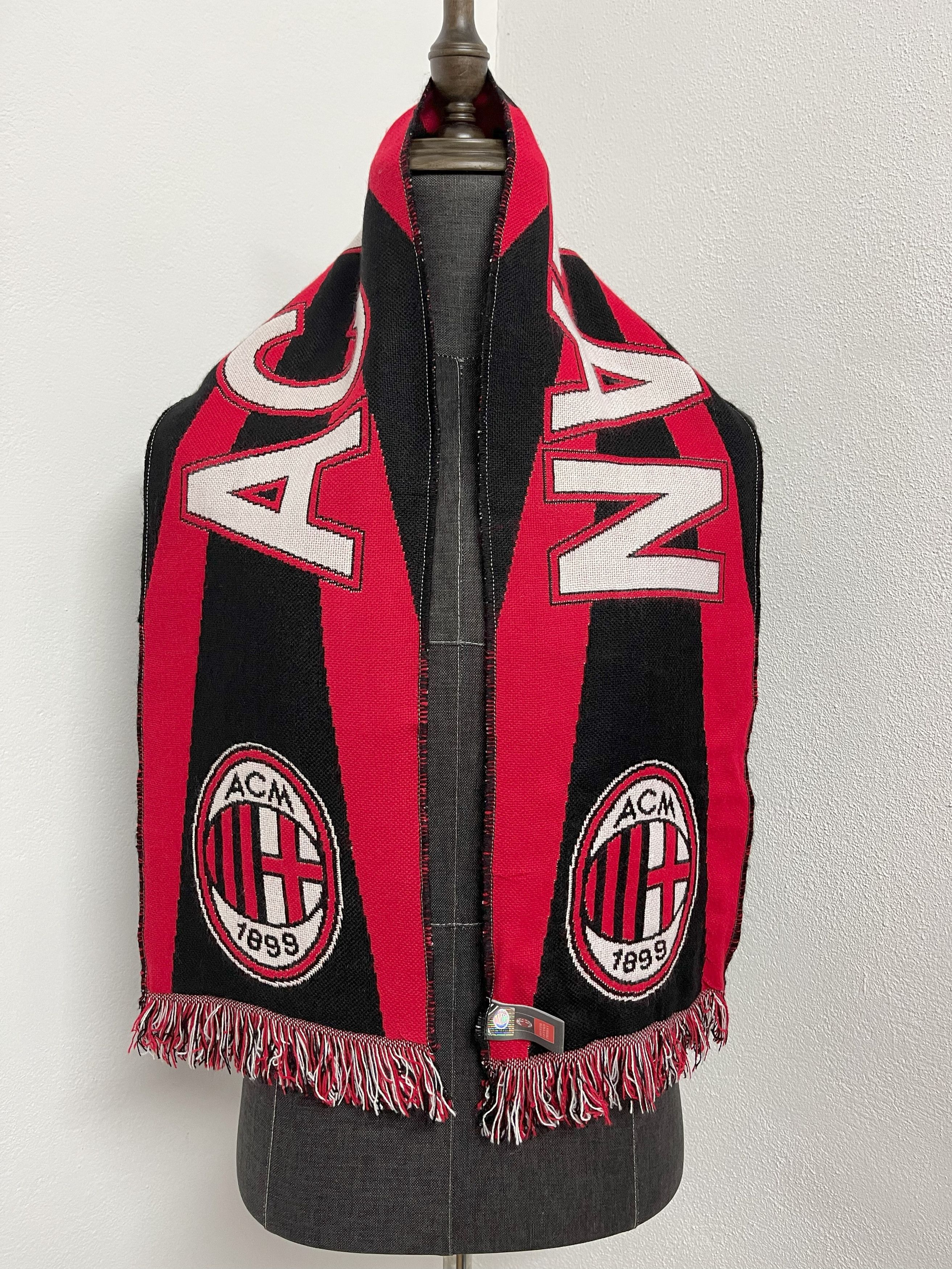 Vintage Vintage AC Milan Scarf / Muffler - 6070 Size ONE SIZE - 2 Thumbnail