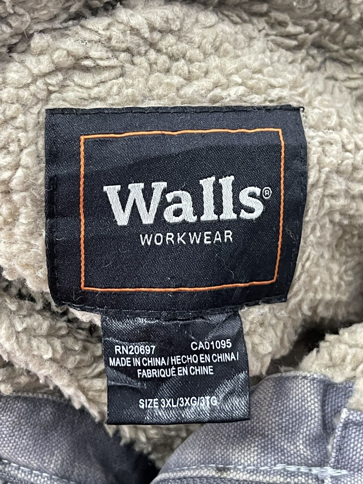 Vintage Vintage Walls Chore Fleece Jacket Size US XXL / EU 58 / 5 - 13 Thumbnail