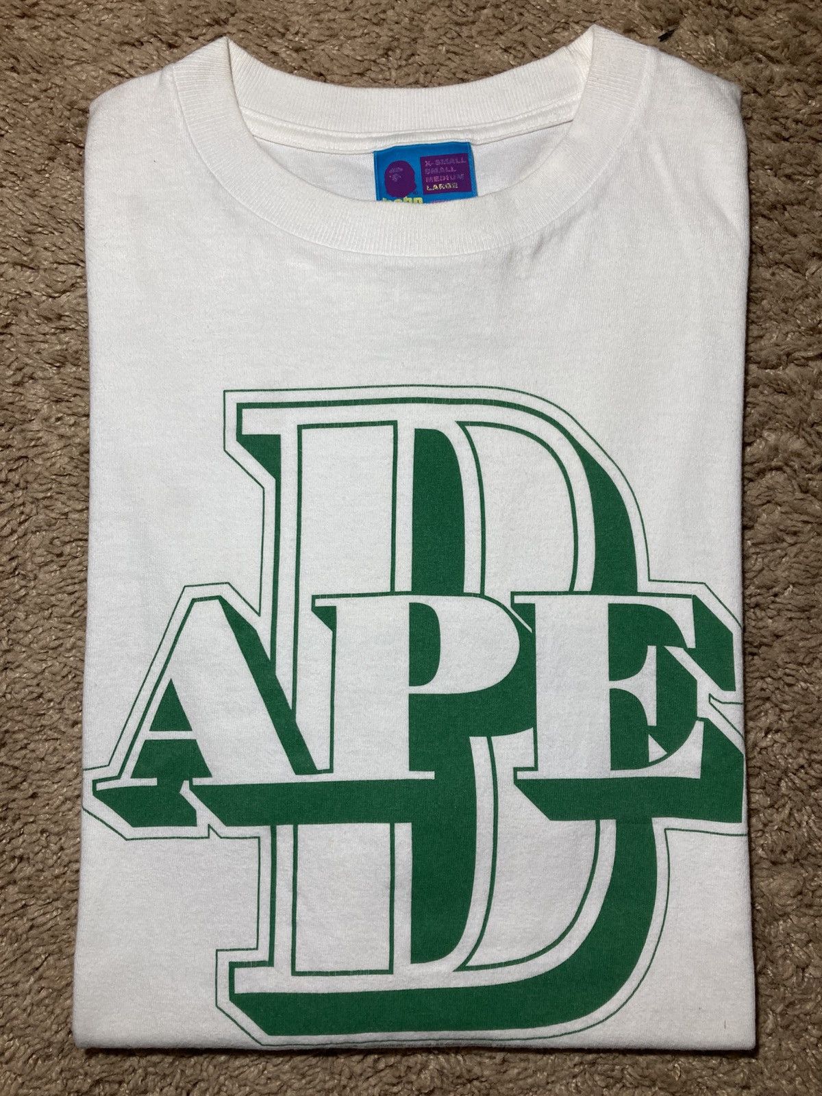 Bape 2007 Bape Logo Green Busy Works NFS OG Nigo Size US L / EU 52-54 / 3 - 1 Thumbnail