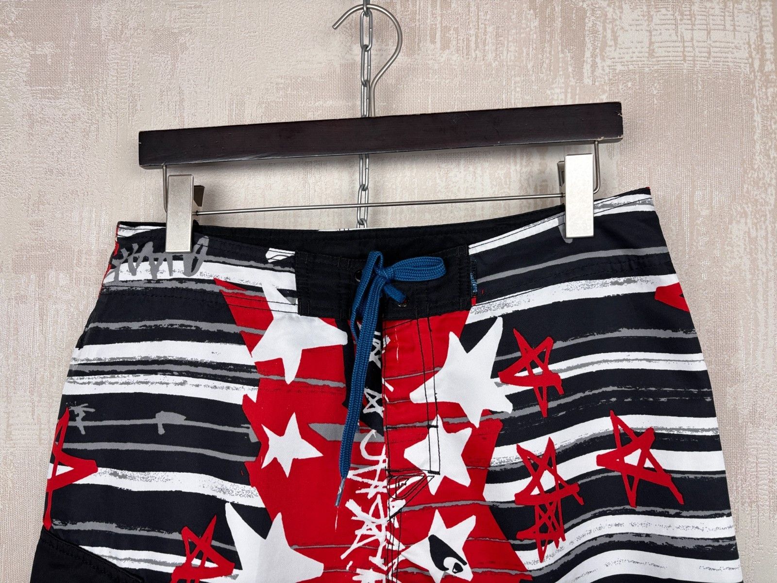 Quiksilver Quiksilver Board Shorts Swim Striped Stars Surfer Size US 34 / EU 50 - 2 Thumbnail