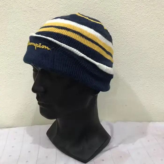 Champion Champion Stripe Design Beanie Hat Size ONE SIZE - 3 Thumbnail