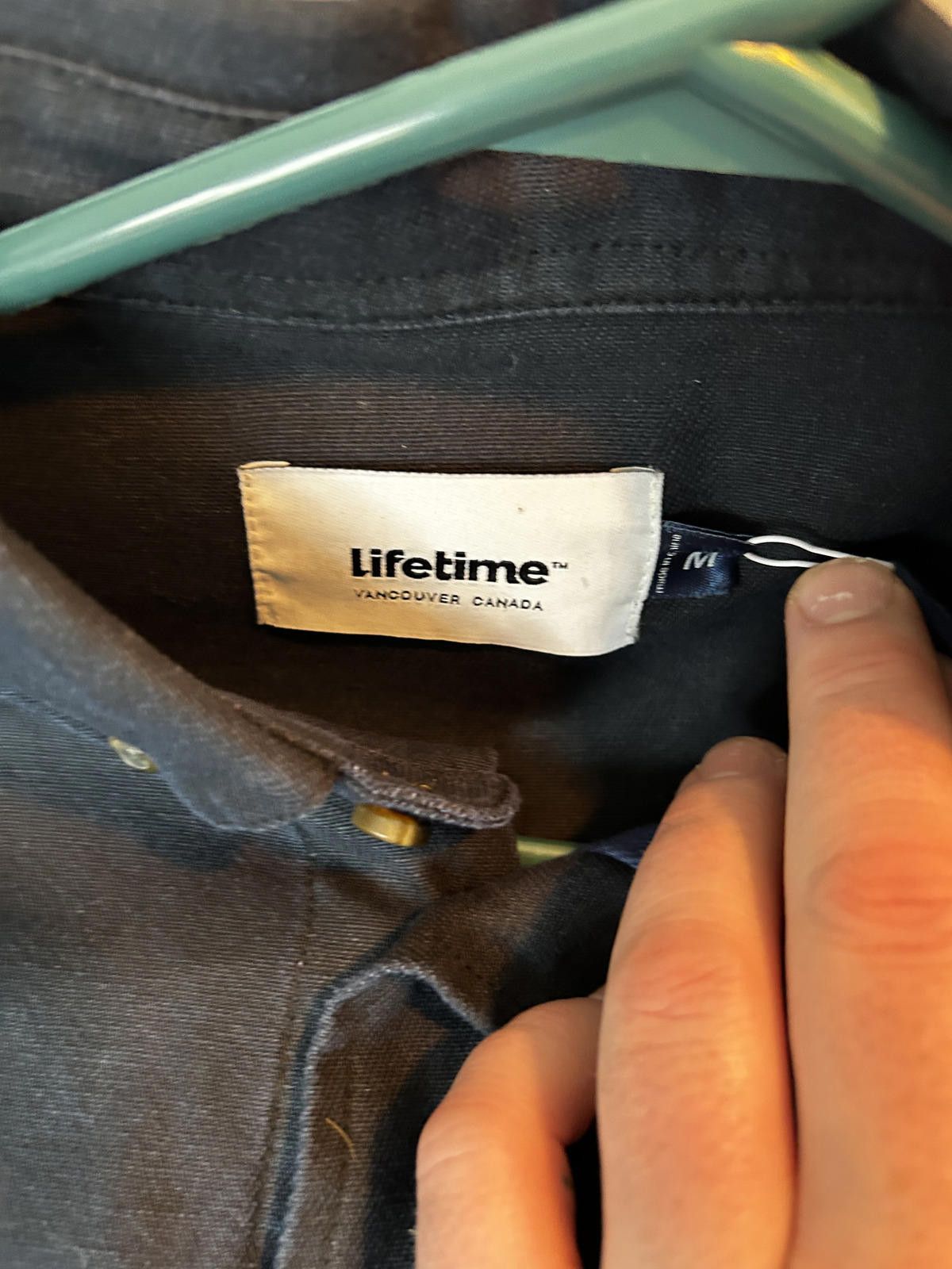 Other Lifetime Collective Block Denim Shirt Size M NWT Deadstock Size US M / EU 48-50 / 2 - 3 Thumbnail