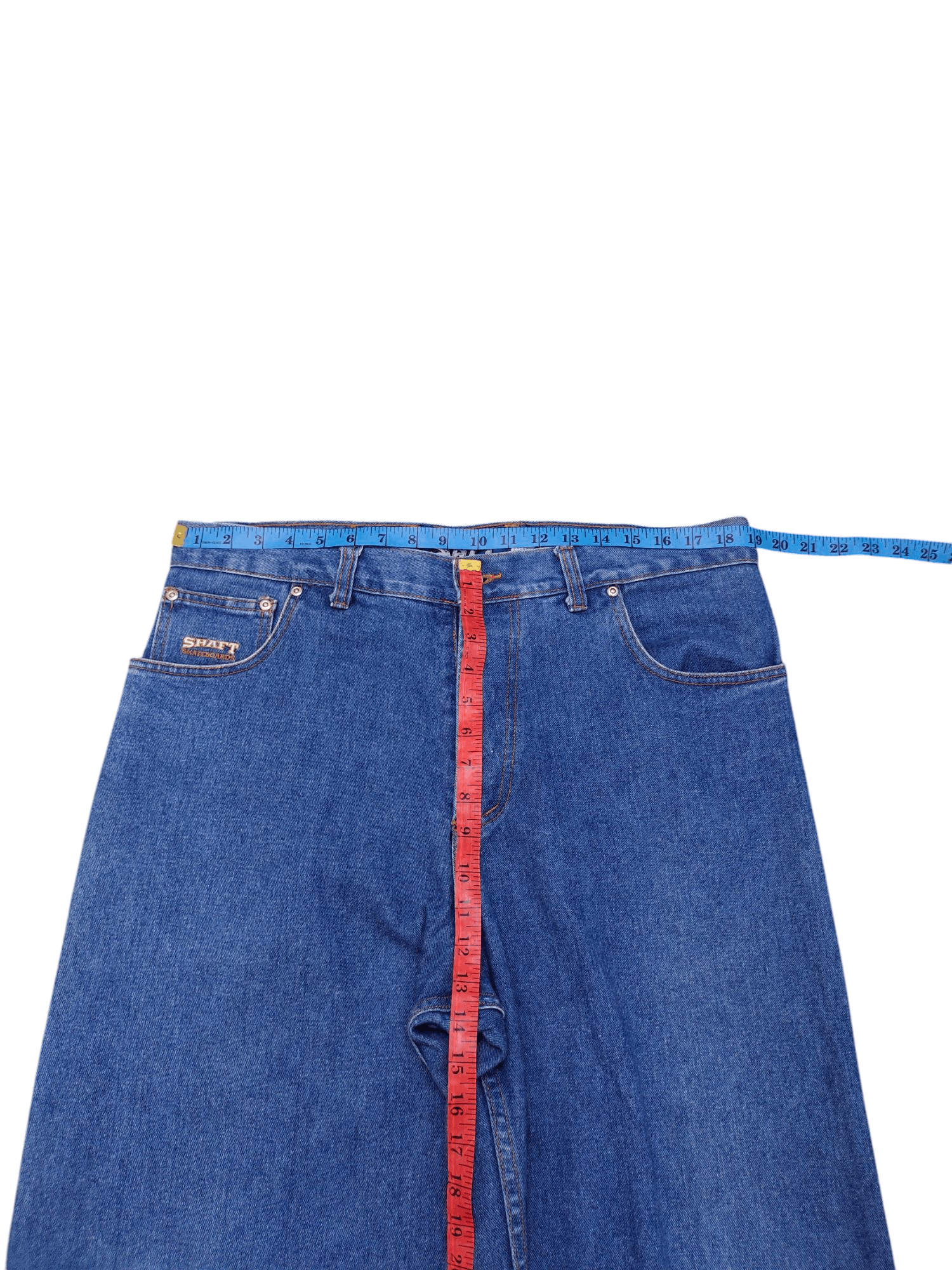 Pelle Pelle Vintage 90s Shaft Skateboards Distress Faded Baggy Jeans Size US 38 / EU 54 - 14 Thumbnail
