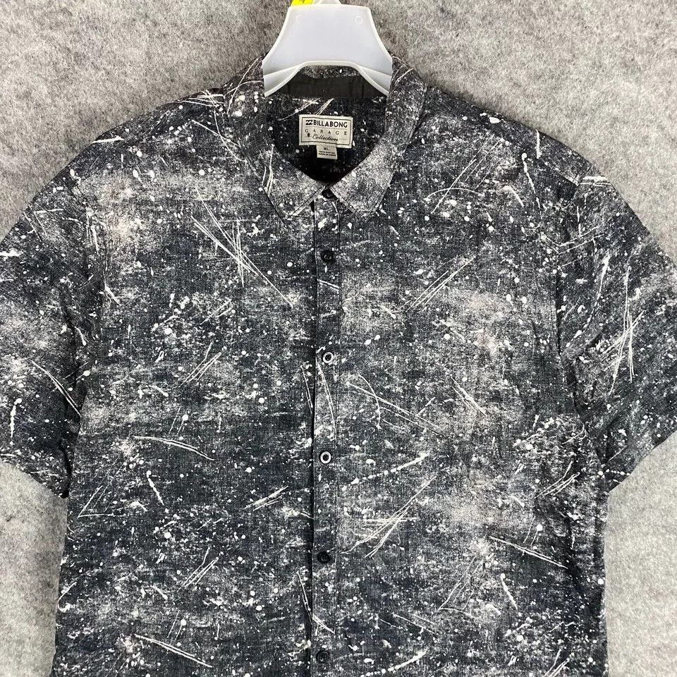 Billabong Billabong Button Up Shirt XL Men's Short Sleeve Cotton Size US XL / EU 56 / 4 - 2 Thumbnail