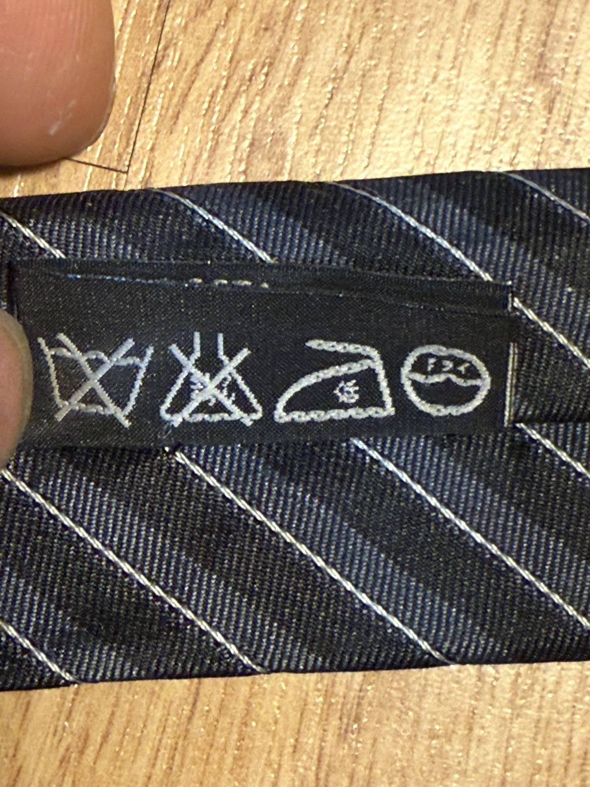 Prada PRADA Pinstripe Tie Size ONE SIZE - 7 Thumbnail